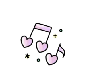 🎃 сердечки, пастельный, милый, стикер, любовь whatsapp sticker