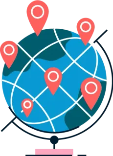 ✈️ глобус, карта, местоположение, мир, путешествия, география telegram sticker