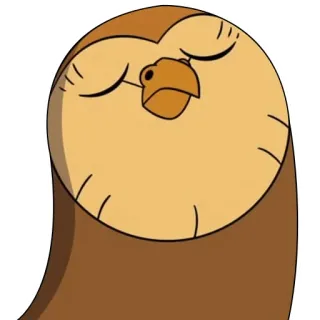 🤤 Hooty The Owl House Kartun, Burung hantu, Burung, Lucu, Hooty, The Owl House, Animasi telegram sticker