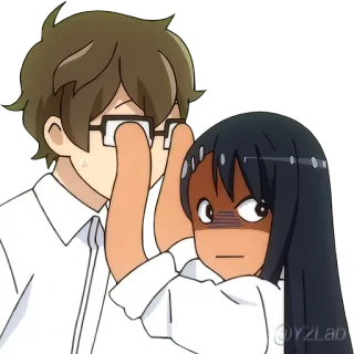 🙈 Nagatoro Don't Toy with Me, Miss Nagatoro Anime, Manga, Nagatoro, Kartun, Nona Nagatoro, Jangan Ganggu Aku, Nagatoro telegram sticker