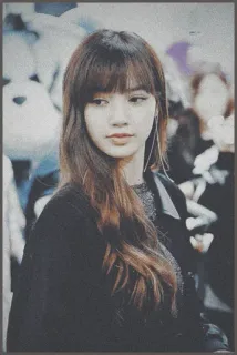 🌸 Lisa K-Pop, Sängerin, Promi, Frau, Porträt, Blackpink telegram sticker
