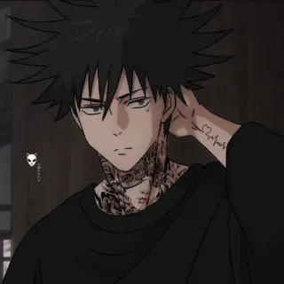 🖤 Аниме, Персонаж, Татуировки, Манга, Искусство, Иллюстрация telegram sticker