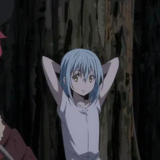 💎 Rimuru Tempest That Time I Got Reincarnated as a Slime Anime, Manga, Reincarnato in Slime, Isekai, Rimuru telegram sticker