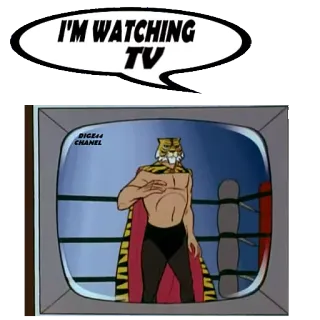 @STIKERFORALL TIGER MAN- L'UOMO TIGRE telegram stickers