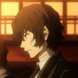 🥀 Osamu Dazai Bungo Stray Dogs anime, character, dazai, osamu dazai, bungo stray dogs telegram sticker