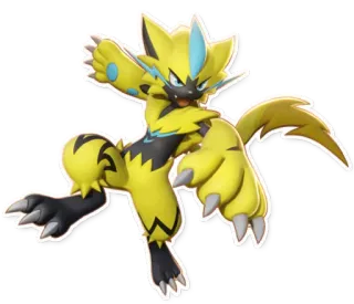 💨 Zeraora pokemon, zeraora, électrique, combat, monstre, créature telegram sticker