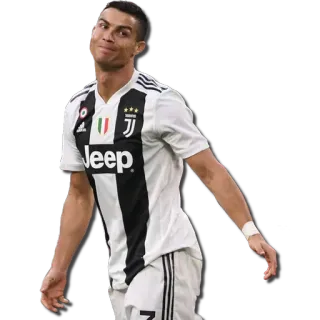 🤷‍♂️ Cristiano Ronaldo voetbal, voetbal, atleet, speler, Juventus, Ronaldo telegram sticker