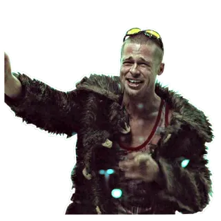 😎 Tyler Durden Fight Club film, fight club, tyler durden, brad pitt telegram sticker