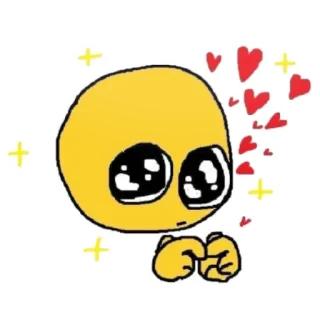 🥺 süß, Liebe, Emoji, Herzen, Kawaii telegram sticker