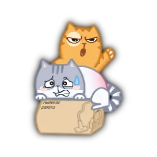 😠 пылесос ракета gato, aspirador, adesivo, desenho animado telegram sticker