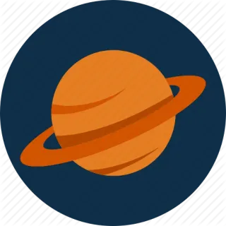 🌐 planet, saturn, space, galaxy, astronomy, celestial, ringed planet telegram sticker