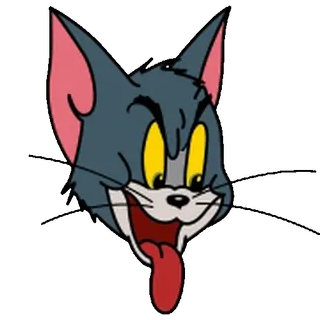 😊 Tom Cat Tom and Jerry Tom, Gato, Desenho animado, Animado, Humor, Engraçado, Tom e Jerry, Expressão whatsapp sticker