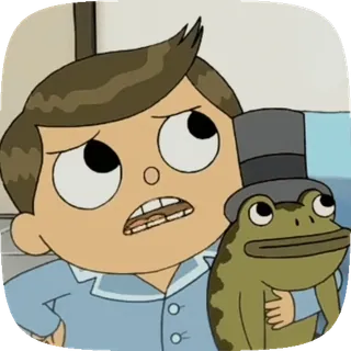😁 Wirt and Greg's Frog Over the Garden Wall telegram sticker