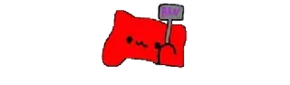 🤫 RAW raw, flag, protest, cartoon, sticker whatsapp sticker