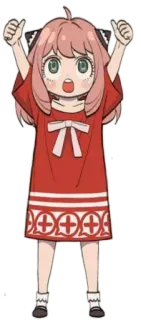 🤗 Anya Forger Spy x Family anime, cartoon, girl, spy x family, anya forger telegram sticker