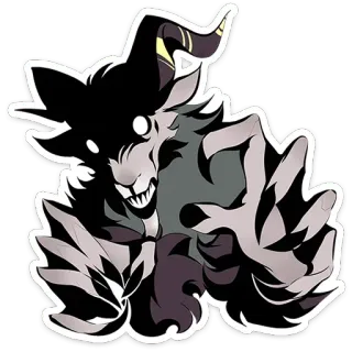 🤲 creatura, mostro, fantasy, animale, cartone animato telegram sticker