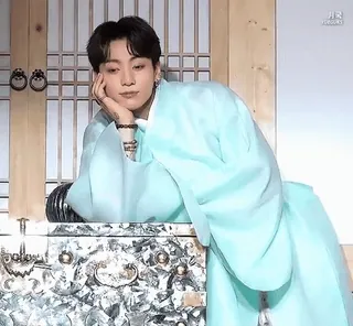 😉 Jungkook kpop, bts, jungkook, idol, cultura coreana, hanbok telegram sticker
