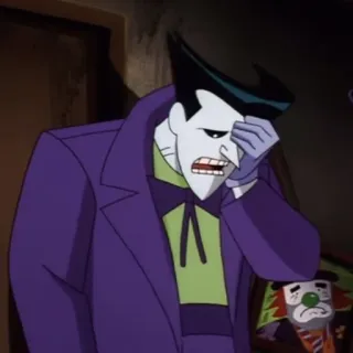 🤡 Joker Joker, Batman, méchant, clown telegram sticker