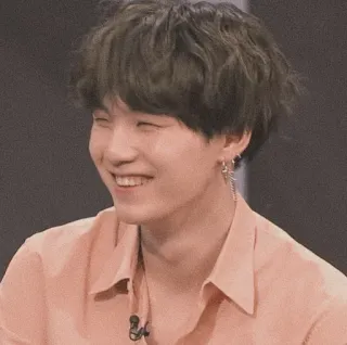 🌼 kpop, ยิ้ม, มีความสุข, คน, มินยุนกิ, bts, คนดัง telegram sticker