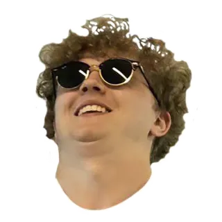 😭 personne, lunettes de soleil, homme, portrait, portrait (tête) telegram sticker