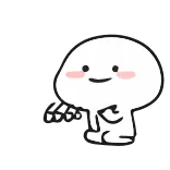 🤨 Cartoon, Niedlich, Figur, Geste, Mittelfinger whatsapp sticker