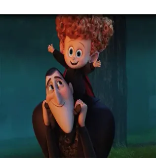 ✈ Dracula Hotel Transylvania анимация, Дракула, вампир, монстр, семья, мультфильм telegram sticker