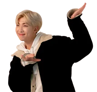 🕺 RM kpop, rm, bts, person, sänger, männlich telegram sticker