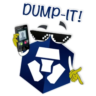 📉 DUMP-IT! Cripto, Dump, Meme, Criptomoeda, Finanças telegram sticker