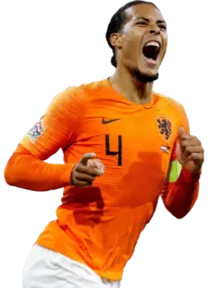 🇳🇱 Virgil van Dijk футбол, Нидерланды, спорт, игрок telegram sticker