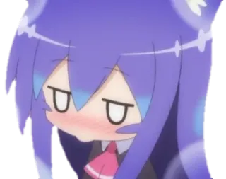 😳 Anime, Dibujos animados, Lindo, Manga, Ilustración, Personaje whatsapp sticker