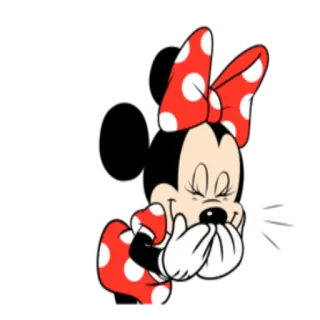 🙊 Minnie Mouse cartoon, mouse, disney, minnie, character whatsapp sticker