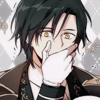 ✖️ anime, manga, character, illustration telegram sticker