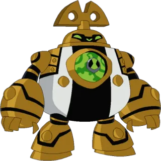😀 Clockwork Ben 10 Мультфильм, Бен 10, Clockwork, Инопланетянин, Персонаж, Анимация telegram sticker