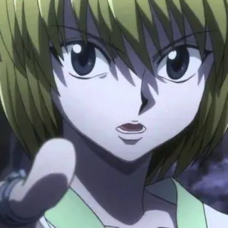 🇯🇵 Kurapika Hunter x Hunter anime, manga, character, hunterxhunter, kurapika telegram sticker