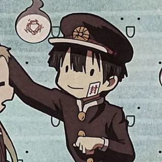 🏮 Hanako-kun Toilet-bound Hanako-kun 封 Anime, Manga, Hanako-kun, lindo, uniforme escolar telegram sticker