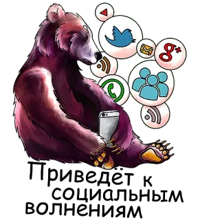 Bear @boro64 whatsapp stickers