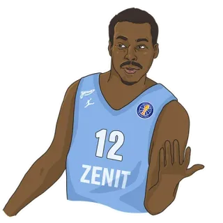 🤷‍♂️ ZENIT Basketball, Sport, Athlète, Équipe, Joueur telegram sticker