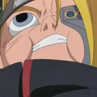 😬 Deidara Naruto anime, naruto, deidara, sticker, manga telegram sticker