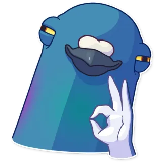 👌 นกพิราบ, นก, โอเค, ท่าทาง, อีโมจิ, อนุมัติ telegram sticker