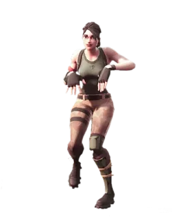👏 fortnite, jeu vidéo, personnage, femme, soldat telegram sticker