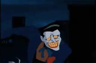 😴 The Joker joker, villain, batman, dc comics, cartoon telegram sticker