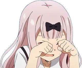 😭 Chika Fujiwara Kaguya-sama: Love Is War Anime, Chika Fujiwara, Kaguya-sama: Liebe ist Krieg, Weinend, Traurig, Anime Mädchen telegram sticker