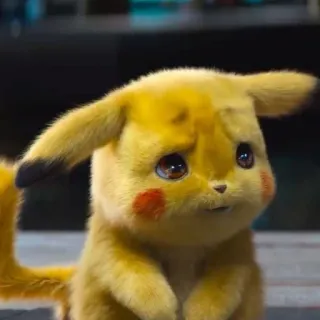 😔 Pikachu 宝可梦, 皮卡丘, 卡通, 动漫, 可爱, 黄色 telegram sticker