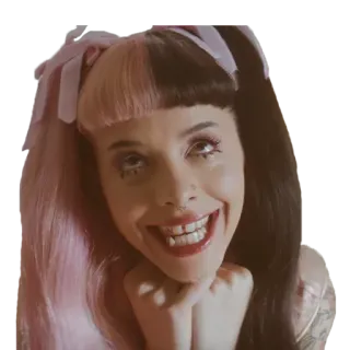 😬 Melanie Martinez Melanie Martinez, cantante, Crybaby, estrella pop, artista telegram sticker