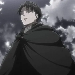📷 Levi Ackerman Attack on Titan anime, attack on titan, levi, levi ackerman, manga telegram sticker