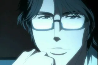 🙂 Sosuke Aizen Bleach anime, manga, Aizen, Sosuke Aizen, Bleach, character telegram sticker