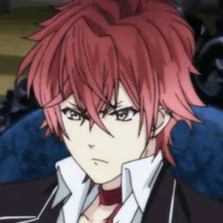 🍷 Ayato Sakamaki Diabolik Lovers anime, vampire, red hair, tsundere telegram sticker