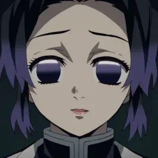 🦋 Shinobu Kocho Demon Slayer Аниме, Клинок, рассекающий демонов, Шинобу Кочо, Манга, Персонаж, Японская анимация whatsapp sticker