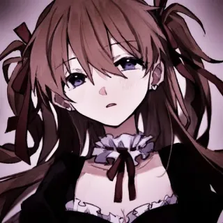 🎪 anime, girl, illustration, cartoon, portrait, character, manga telegram sticker