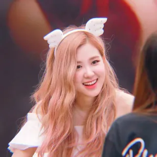 💗 Rose Rose, Kpop, Sänger, Idol, Engel, Süß, Person telegram sticker
